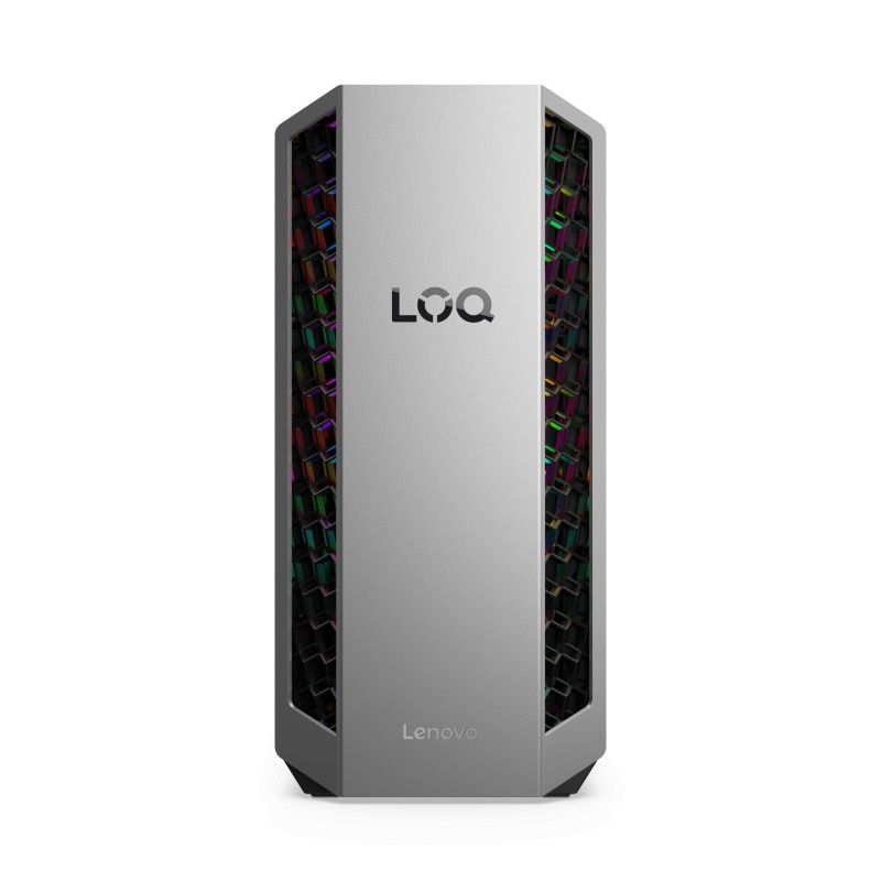 Desktop PC Lenovo LOQ 26ADR10 Tower, AMD Ryzen 7 - 8745HX (8 C / 16 T, 3.6 GHz - 5.1 GHz, 32 MB cache, 55 W), 16 GB DDR5, 1 TB SSD, Fara unitate optica, NVIDIA GeForce RTX 5050 8 GB, 500 W, Free DOS