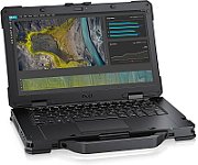 Laptop Getac S410G5 ST2D6AQ4JDXX, 14 inch 1366 x 768 pixeli Touchscreen, Intel Intel Core i5 (4 C / 8 T, 1.6 GHz - 3.9 GHz, 6 MB Intel® Smart Cache cache, 15 W), 16 GB DDR4, 256 GB SSD, Intel Intel Graphics, Windows 11 Pro, Tastatura QWERTZ, Negru
