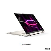 Laptop Lenovo Yoga 7 2-in-1 16AGP11 83TF003HRM, 16 inch 1920 x 1200 Touchscreen, AMD Ryzen AI 9 465 (10 C / 20 T, 2.0 GHz - 5.0 GHz, 24 MB cache, N/A), 32 GB LPDDR5X, 1 TB SSD, AMD AMD Radeon 880M, Free DOS, Tastatura English, Seashell