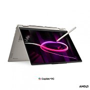 Laptop Lenovo Yoga 7 2-in-1 16AGP11 83TF001YRM, 16.0 inch 1920 x 1200, AMD 445 (6 C / 12 T, 2.0 GHz - 4.6 GHz, 14 MB cache, N/A), 24 GB LPDDR5x, 1 TB SSD, AMD AMD Radeon 840M, Free DOS, Tastatura English, Seashell