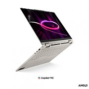 Laptop Lenovo Yoga 7 2-in-1 16AGP11 83TF001YRM, 16.0 inch 1920 x 1200, AMD 445 (6 C / 12 T, 2.0 GHz - 4.6 GHz, 14 MB cache, N/A), 24 GB LPDDR5x, 1 TB SSD, AMD AMD Radeon 840M, Free DOS, Tastatura English, Seashell