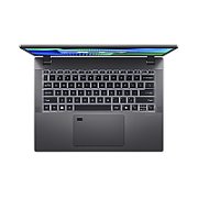 Laptop Acer TravelMate P2 TMP214-55-G2-TCO, 14 inch 1920 x 1200, Intel 120U (10 C / 12 T, 1.4 GHz - 5.0 GHz, 12 MB Intel Smart Cache cache, 15 W), 16 GB DDR5, 512 GB SSD, Intel Intel Iris Xe Graphics, Windows 11 Pro, Tastatura English, Grey