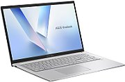 Laptop ASUS Vivobook 17 X1704MA-AU038, 17.3 inch 1920 x 1080, Intel Core 7 350 (10 C / 12 T, 1.8 GHz - 5.4 GHz, 12 MB cache, 15 W), 16 GB DDR5, 512 GB SSD, Intel Intel Graphics, Fara sistem de operare, Tastatura International, Cool Silver