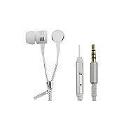Casti stereo cu microfon Esperanza Zipper, Alb  EH161W  (timbru verde 0.18 lei)