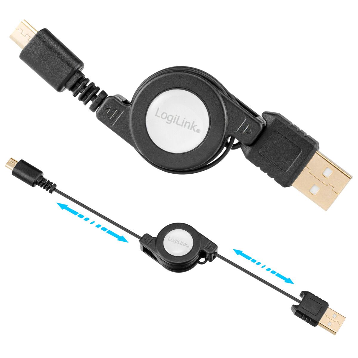LogiLink USB cable - USB to Micro-USB Type B - 75 cm