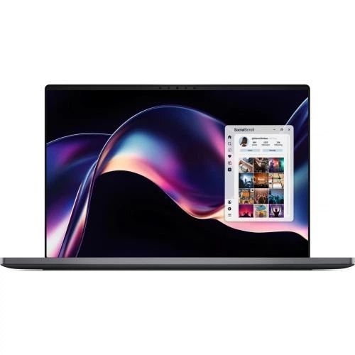 Laptop Dell XPS DA14260, 14.0 inch 2880 x 1800 Touchscreen, Intel Core Ultra 9 388H (16 C / N/A T, N/A - 5.1 GHz, 18 MB cache, N/A), 64 GB LPDDR5x, 2 TB SSD, Intel Intel Arc Graphics, Windows 11 Pro, Tastatura English International, Graphite