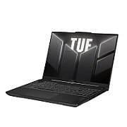 Laptop ASUS TUF Gaming F16 FX608JMI-TU270, 16 inch FHD+, Intel Core i5 14450HX (10 C / 16 T, 2.4 GHz - 4.8 GHz, 20 MB cache, 55 W), 16 GB DDR5, 512 GB SSD, Nvidia GeForce RTX 5060, Fara sistem de operare, Tastatura US International, Jaeger Gray