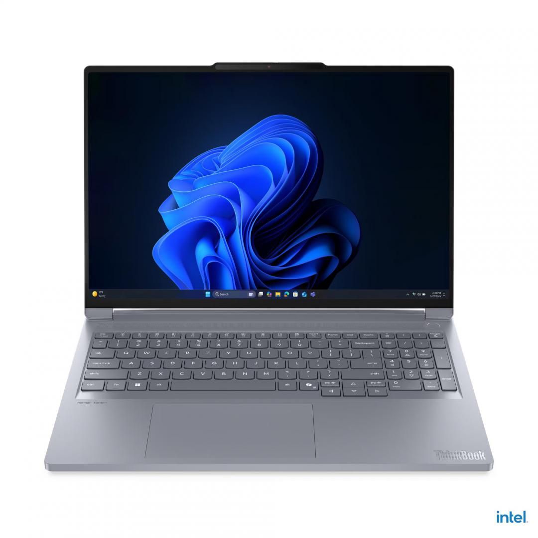 Laptop Lenovo ThinkBook 16p G6 IAX 21R0A06LRI, 16 inch 2560 x 1600, Intel Core ultra 7 255HX (N/A C / N/A T, N/A - 4.5 GHz, 30 MB cache, N/A), 32 GB DDR5, 512 GB SSD, Nvidia RTX 5060, Fara sistem de operare, Tastatura English (EU), Luna Grey