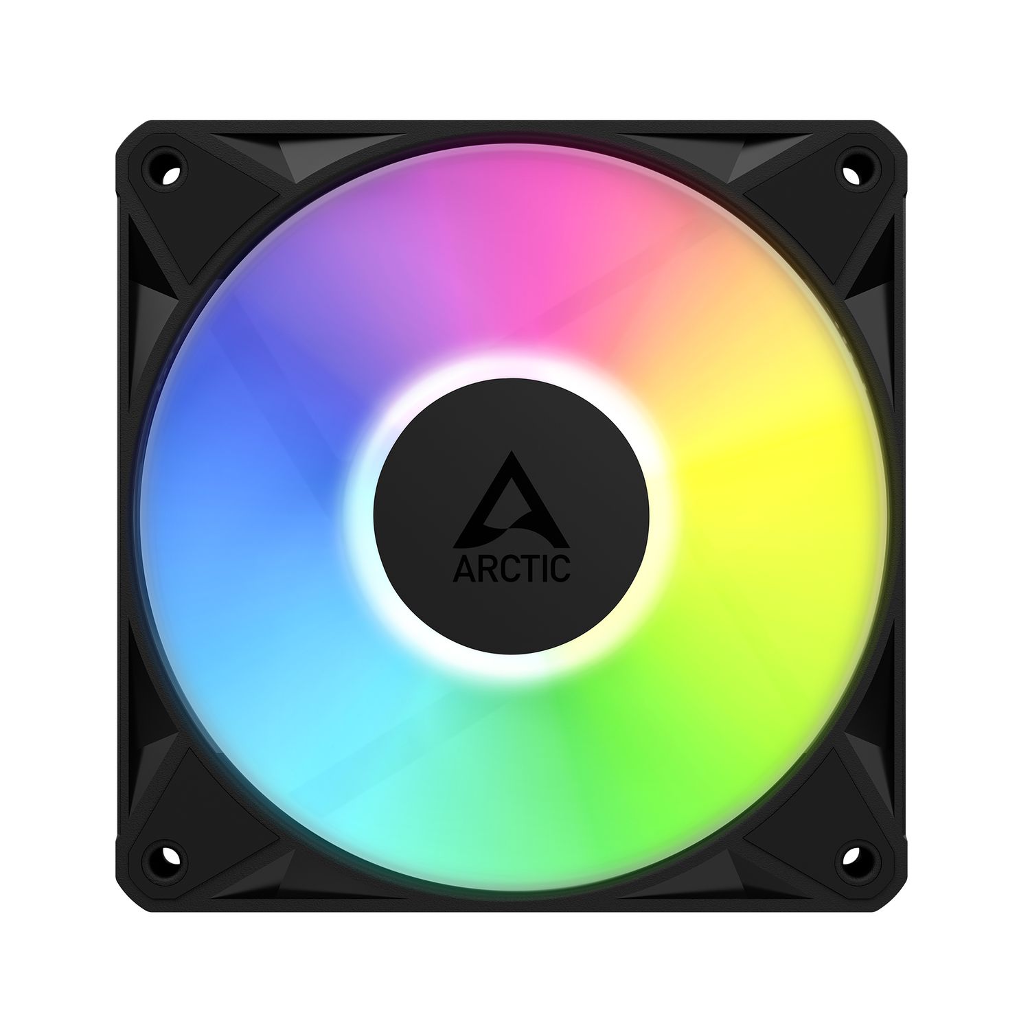 Ventilator Arctic  BioniX P12 A-RGB , 120mm, 450 - 3000 RPM, FDB, 76 cfm, 4-Pin PWM | 3-pin ARGB, negru,  ACFAN00335A  (timbru verde 0.18lei)