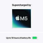 Laptop Apple MacBook Air Air 13 with Liquid Retina (2026), 13.6 inch 2560 x 1664, Apple M5 10-core (10 C / 10 T, 3.5 GHz - N/A, N/A cache, 28 W), 16 GB LPDDR5X, 512 GB SSD, Apple 8-core, macOS, Tastatura English US, Starlight