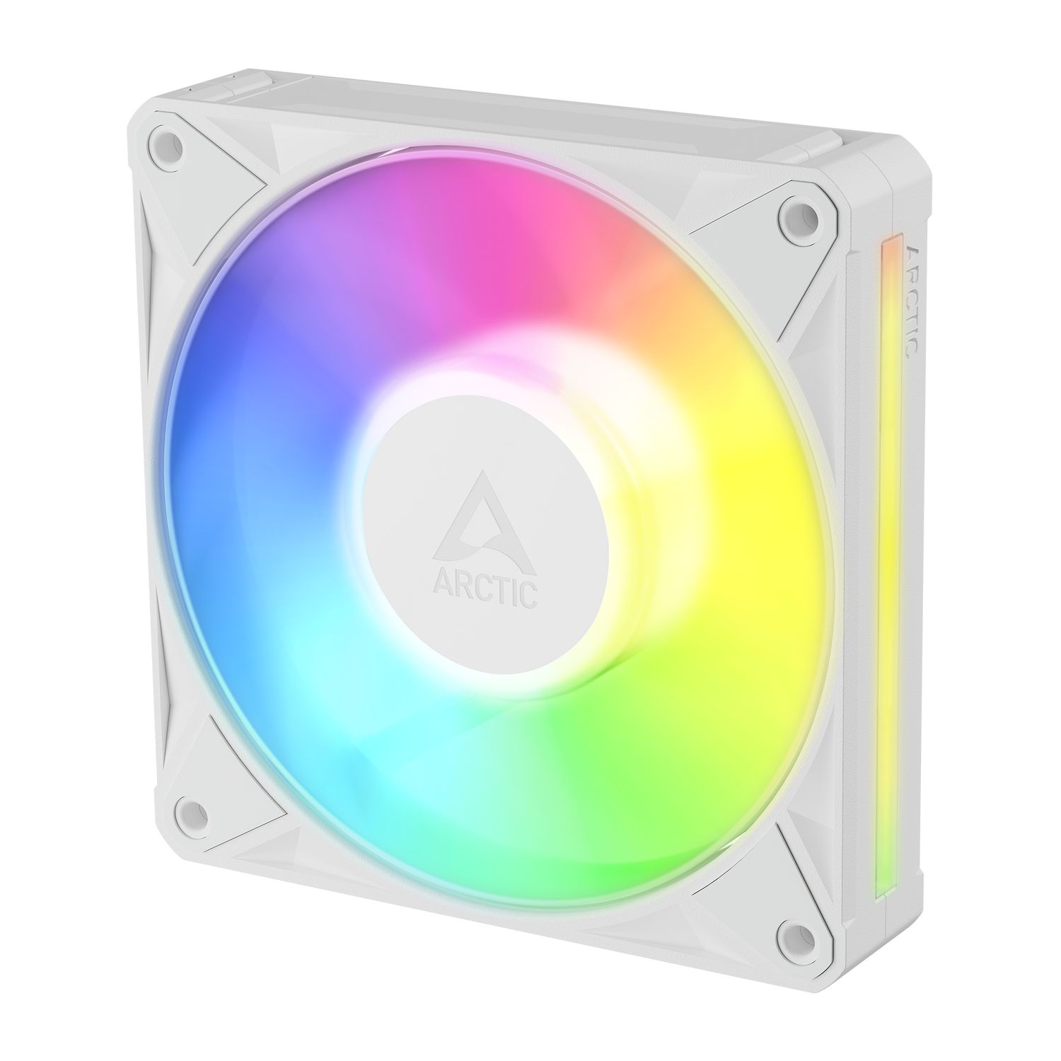 Ventilator Arctic  BioniX P12 A-RGB Wh , 120mm, 450 - 3000 RPM, FDB, 76 cfm, 4-Pin PWM | 3-pin ARGB, alb,  ACFAN00336A  (timbru verde 0.18lei)