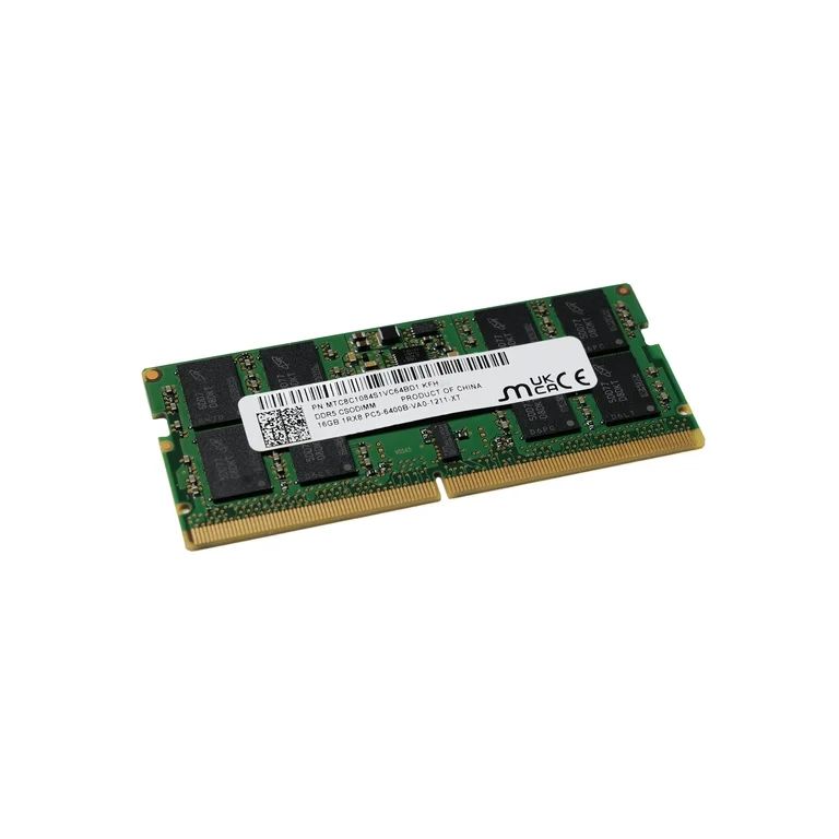 Micron 16GB DDR5-6400 CSODIMM Laptop Memory PC5-51200 (1x16GB) RAM