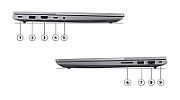 Laptop Lenovo ThinkBook 14 G8 IAL 14, 14 inch 1920 x 1200, Intel Core 3 100U (6 C / 8 T, 1.2 GHz - 4.7 GHz, 10 MB Intel Smart Cache cache, 15 W), 16 GB DDR5, 256 GB SSD, Intel Intel Graphics, Windows 11 Pro, Tastatura US International, Arctic Grey