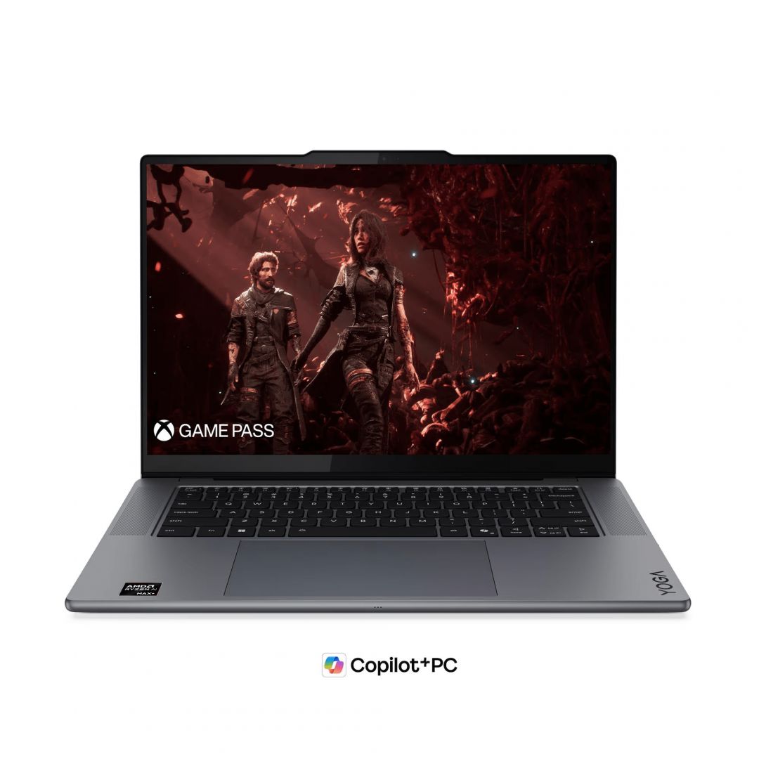 Laptop Lenovo Yoga Pro 7 15IPH11 Yoga Pro 7 15ASH11, 15.3 inch 2560 x 1600 Touchscreen, AMD Ryzen AI 3 388 (8 C / 16 T, 3.6 GHz - 5.0 GHz, 32 MB cache, N/A), 32 GB LPDDR5x, 1 TB SSD, AMD Radeon 8060S, Free DOS, Tastatura English, Thunder Grey