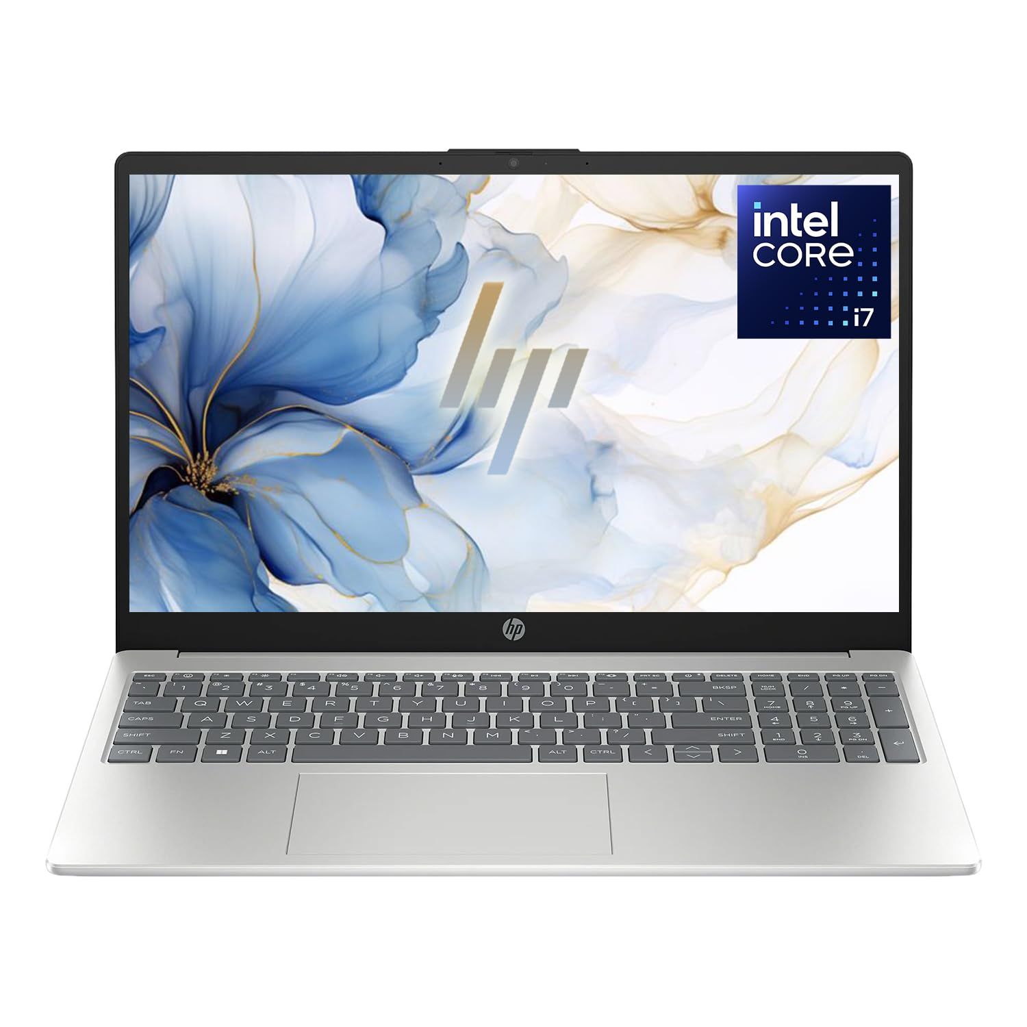 Laptop HP 250R G10 AD2P7ET, 15.6 inch 1920 x 1080, Intel Core 7 150U (10 C / 12 T, 1.8 GHz - 5.4 GHz, 12 MB cache, 55 W), 32 GB DDR4, 1TB SSD, Intel Graphics, Fara sistem de operare, Tastatura Romanian, Argintiu