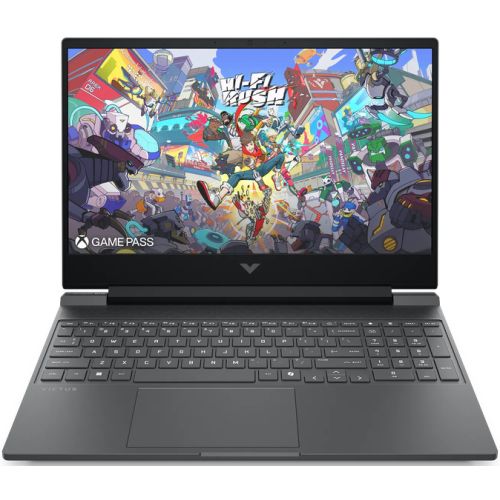 Laptop HP Victus 15-fa3006nn, 15.6 inch 1920x1080, Intel Core 7 230H (10 C / 16 T, 2.5 GHz - 5.2 GHz, 24 MB cache, N/A), 16 GB DDR4, 512 GB SSD, Nvidia GeForce RTX 3050, Free DOS, Tastatura US, Gray
