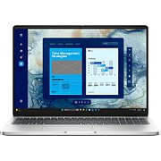 Laptop Dell Pro 16 PC16250, 16 inch 1920 x 1200, Intel Core Ultra 5 - 235U (12 C / 14 T, 1.2 GHz - 4.2 GHz, 12 MB cache, 15 W), 16 GB DDR5X, 512 GB SSD, Intel Intel Arc Graphics, Windows 11 Pro, Tastatura US, Gray