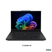 Laptop Lenovo ThinkPad T14 Gen 7 21WV002YGE, 14.0 inch 1920 x 1200, AMD Ryzen  AI 5 PRO 340 (8 C / 16 T, 2.0 GHz - 4.8 GHz, 24 MB cache, 28 W), 16 GB LPDDR5X, 512 GB SSD, AMD AMD Radeon Graphics, Windows 11 Pro, Tastatura US International, Lunar Grey