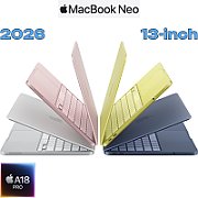 Laptop Apple MacBook Neo 13 MHFC4D/A, 13 inch 2560 x 1600, Apple A18 Pro 6-core (6 C / 6 T, N/A - N/A, N/A cache, N/A), 8 GB LPDDR5, 512GB SSD, Apple 5-core, macOS, Tastatura US, Silber