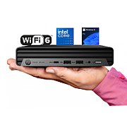 Desktop PC HP Pro Mini 400 G9 Mini PC, Intel Core i3-13100T (4 C / 8 T, 2.5 GHz - 4.2 GHz, 12 MB cache, 35 W), 16 GB DDR4, 256 GB SSD, Fara unitate optica, Intel UHD Graphics 730 Partajata, 90 W - adaptor extern, Windows 11 Pro