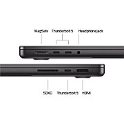 Laptop Apple MacBook Pro 14 MacBook Pro 14, 14.2 inch 3024 x 1964, Apple M5 Max 18-core (18 C / 18 T, N/A - N/A, N/A cache, N/A), 128 GB LPDDR5X, 2 TB SSD, Apple 40-Core GPU, macOS, Tastatura English INT, Space Black