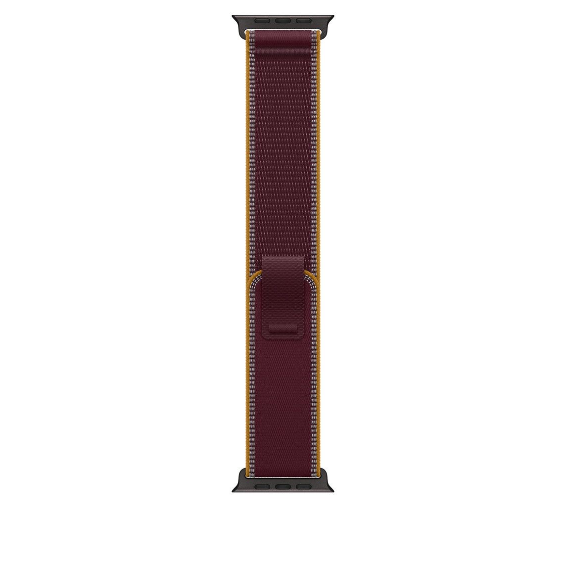 Curea pentru Apple Watch 49mm Burgundy Trail Loop - M/L - Black Titanium Finish