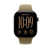 Apple Watch 46mm Sport Band: Olive Sport Band - S/M