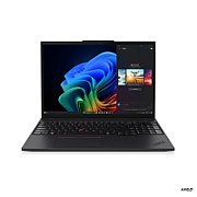 Laptop Lenovo ThinkPad T16 Gen 4 21QN0026RI, 16 inch 1920 x 1200, AMD Ryzen AI 7 PRO 350 (8 C / 16 T, 2.0 GHz - 5.0 GHz, 16 MB cache, 54 W), 32 GB DDR5, 512 GB SSD, AMD AMD Radeon 860M, Windows 11 Pro, Tastatura English (EU), Black