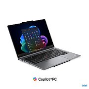 Laptop Lenovo ThinkPad X1 2-in-1 Gen 11 21V9001VRI, 14 inch WUXGA Touchscreen, Intel Core Ultra 7 355 (8 C / 8 T, 2.3 GHz - 4.7 GHz, 12 MB Intel® Smart Cache cache, 25 W), 32GB LPDDR5X, 512GB SSD, Intel Intel Arc Graphics, Windows 11 Pro, Tastatura English (EU), Grey
