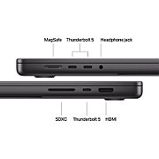 MacBook Pro 16.2 /Apple M5 Pro (CPU 18-core, GPU 20-core, Neural Engine 16-core)/24GB/1TB - Space Black - US English KB - 140W ADAPTER - 2026 (CTO from MGEA4RO/A)