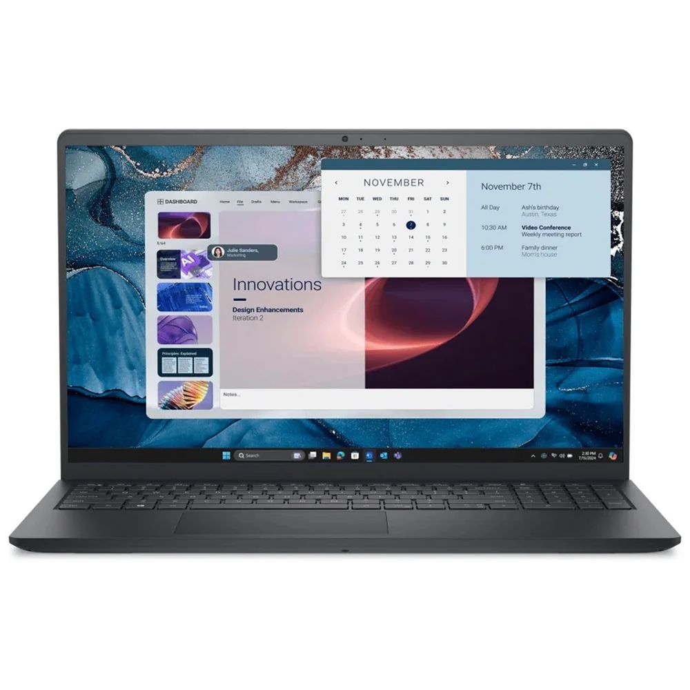 Laptop Dell Pro 15 Essential 15 Essential PV15250, 15.6 inch 1920 x 1080, Intel Core i5-1334U (10 C / 12 T, 1.3 GHz - 4.6 GHz, 12 MB Intel Smart Cache cache, 15 W), 16 GB DDR5, 512 GB SSD, Intel Intel Iris Xe Graphics, Windows 11 Pro, Tastatura US International, Carbon Black