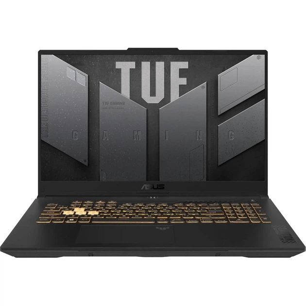Laptop ASUS TUF Gaming F17 FX707VJB-HX081, 17.3 inch 1920 x 1080, Intel Core 5 210H (8 C / 12 T, 2.2 GHz - 4.8 GHz, 12 MB Intel Smart Cache cache, 45 W), 16 GB DDR5, 512 GB SSD, Nvidia GeForce RTX 3050, Fara sistem de operare, Tastatura US International, Mecha Gray