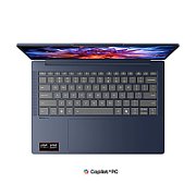 Laptop Lenovo IdeaPad Slim 5 14AGP11 83S1008XRM, 14 inch 1920 x 1200, AMD Ryzen AI 7 445 (6 C / 12 T, 2.0 GHz - 4.6 GHz, 6 MB Cache L28 MB Cache L3 cache, 28 W), 16 GB DDR5, 512 GB SSD, AMD Radeon 840M, Free DOS, Tastatura English, Cosmic Blue