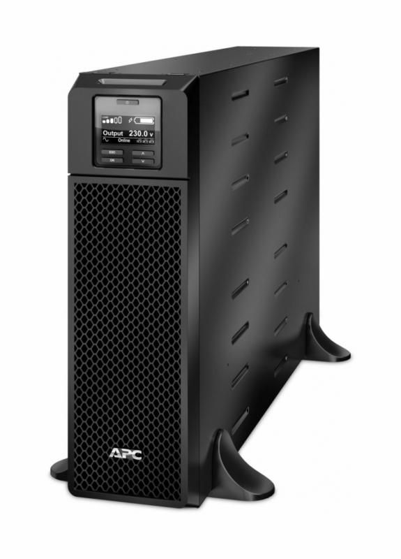 UPS APC SRT3000XLI, 3000 VA, 2700 W, cu management, on-line double-conversion, 8x C13, 2x C19, 1x USB, 96V Baterie cu plăci de plumb şi acid, LCD, Tower, Negru
