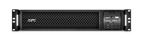 UPS APC SRT3000RMXLI, 3000 VA, 2700 W, cu management, on-line double-conversion, 8x C13, 2x C19, 1x RJ45, 1x USB, 96V Baterie cu plăci de plumb şi acid, LCD, Rack 2U, Negru
