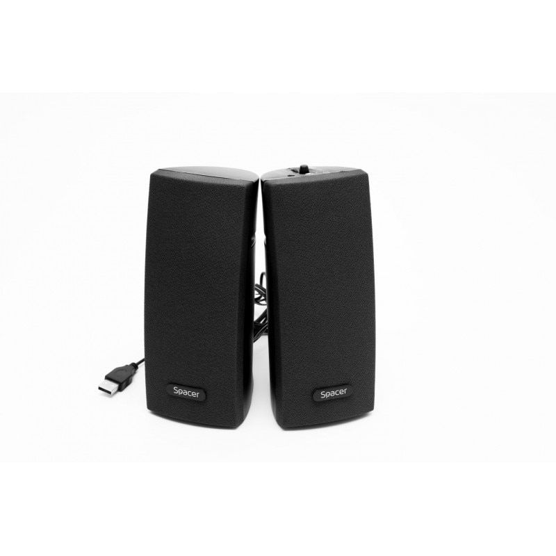 BOXE SPACER 2.0, RMS:  6W (2 x 3W), control volum, mufa casti, USB power, black,  SPB-216  (include TV 0.75 lei) /43501556