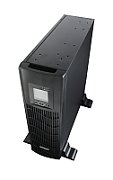 UPS Gembird EG-UPSRACK-13, 3000 VA, 1800 W, cu management, line-interactive, 1x Schuko, 6x C13, 1x C14, 12V/9Ah Sealed Lead-acid, LCD, Tower/Rack 3U, Negru